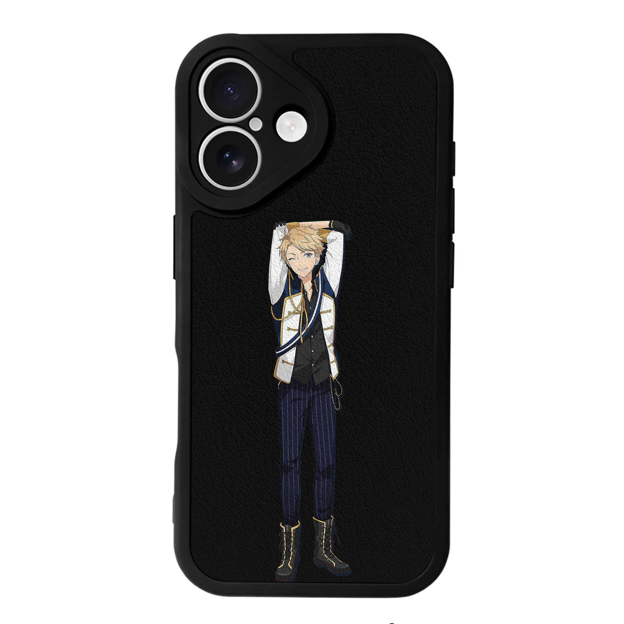 （画像用） あんさんぶるスターズ! Ensemble Stars 【iPhone 16シリーズ対応】シリコンスマホケース（レザー調） 材質：シリコン